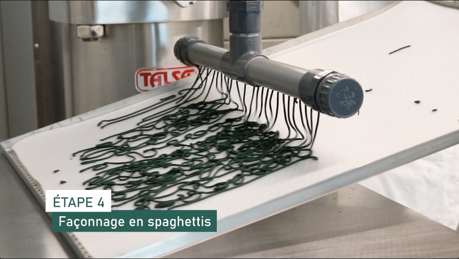 Étape 4 : Façonnage en spaghetti